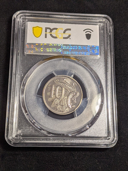 1988 Ten Cent 10c Australia PCGS MS68 FDC GEM UNC #3062