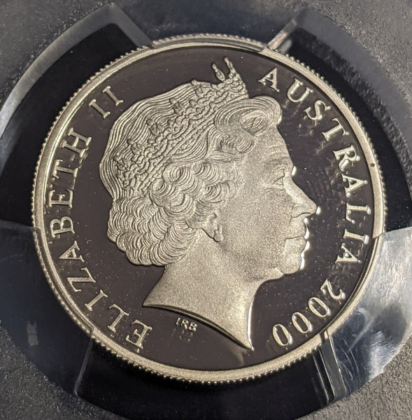 2000 Proof Ten Cent 10c Australia PCGS PR69DCAM FDC UNC #3063