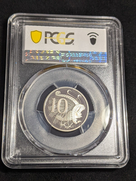 2000 Proof Ten Cent 10c Australia PCGS PR69DCAM FDC UNC #3063