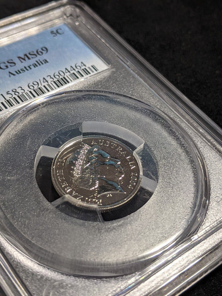 2004 Five Cent 5c Australia PCGS MS69 FDC GEM UNC #3065