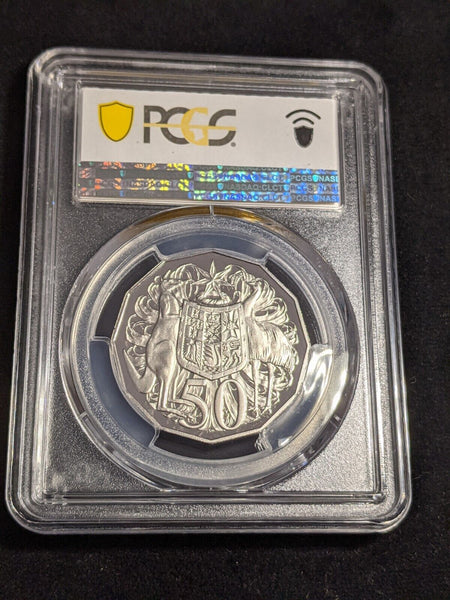 2022 Proof Fifty Cent 50c Australia PCGS PR70DCAM FDC UNC #3067