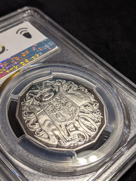 2022 Proof Fifty Cent 50c Australia PCGS PR70DCAM FDC UNC #3067