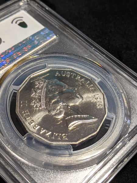 1988 Fifty Cent 50c Bicentennial Australia PCGS MS67 FDC GEM UNC #3071