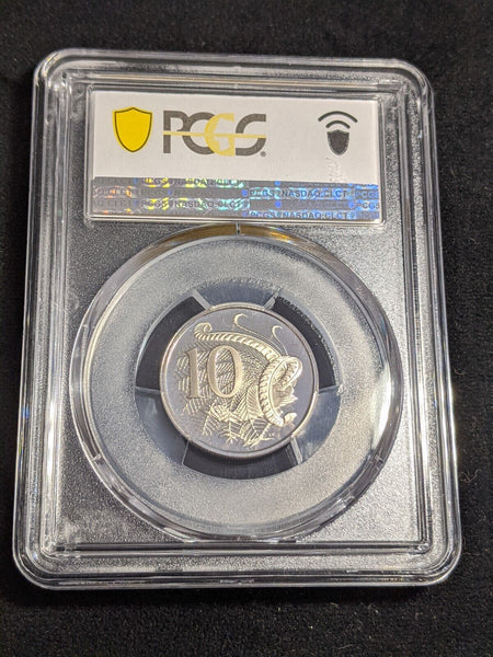 1977 Proof Ten Cent 10c Australia PCGS PR69DCAM FDC UNC #3075