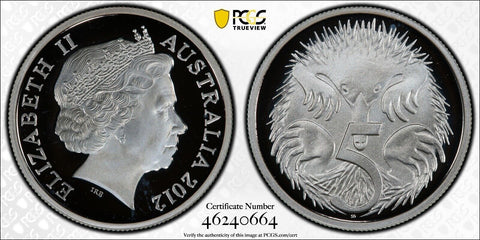 2012 Proof Silver Five Cent 5c Australia PCGS PR68DCAM FDC UNC #3090
