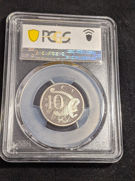 1992 Proof Ten Cent 10c Australia PCGS PR69DCAM FDC UNC #3086