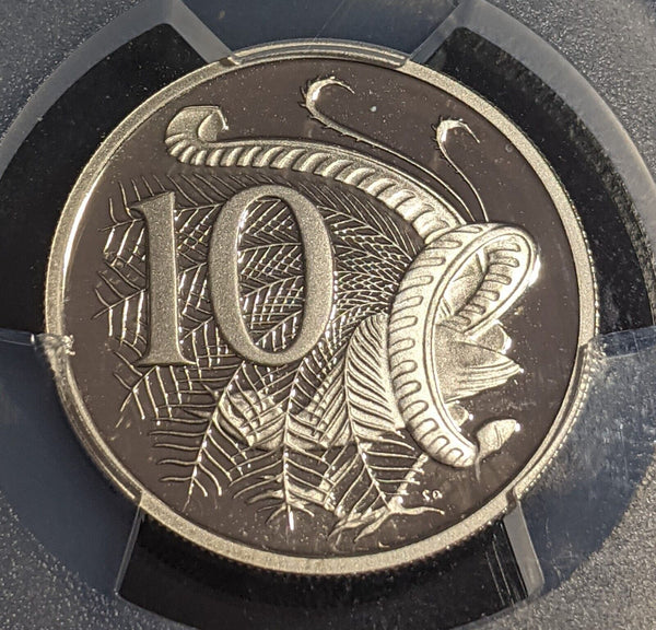 1992 Proof Ten Cent 10c Australia PCGS PR69DCAM FDC UNC #3086