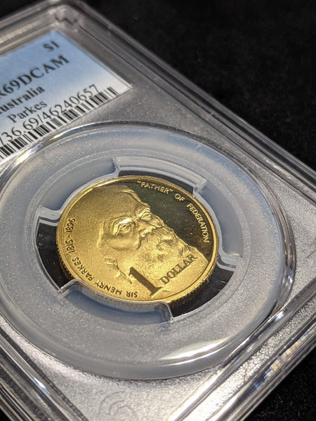 1996 Proof One Dollar $1 Parkes Australia PCGS PR69DCAM FDC UNC #3093