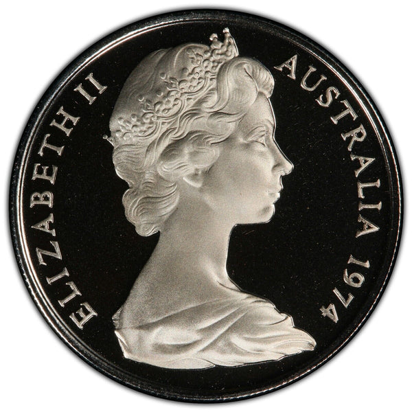 1974 Proof Ten Cent 10c Australia PCGS PR69DCAM FDC UNC #3095