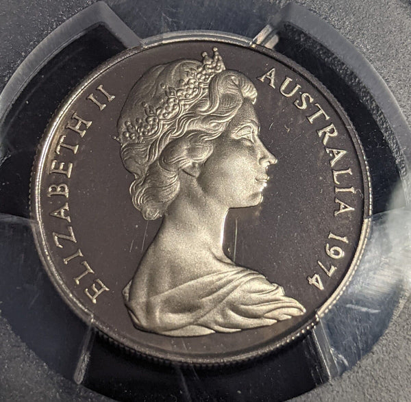 1974 Proof Ten Cent 10c Australia PCGS PR69DCAM FDC UNC #3095
