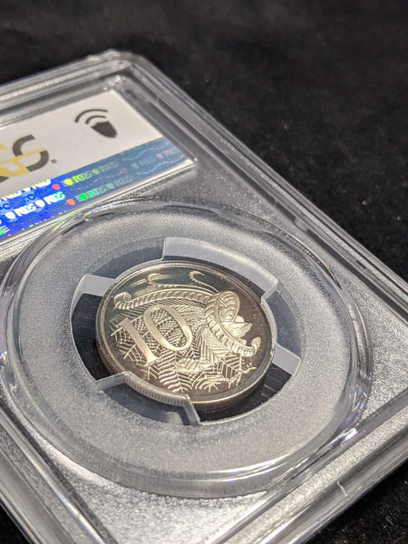 1974 Proof Ten Cent 10c Australia PCGS PR69DCAM FDC UNC #3095