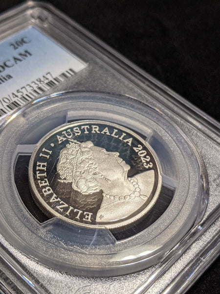 2023 Proof Twenty Cent 20c PCGS PR70DCAM FDC UNC #3104
