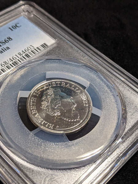 2022 Ten Cent 10c PCGS MS68 FDC GEM UNC #3102