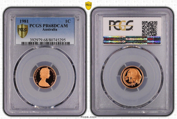 1981 Proof One Cent 1c PCGS PR68DCAM FDC UNC #3114
