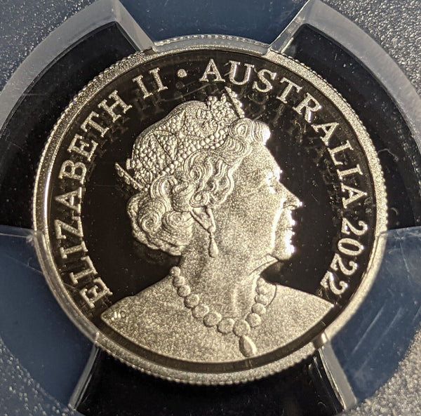 2022 Proof Five Cent 5c Australia PCGS PR70DCAM FDC UNC #3123