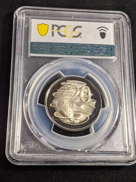 1977 Proof Twenty Cent 20c Australia PCGS PR69DCAM FDC UNC #3126