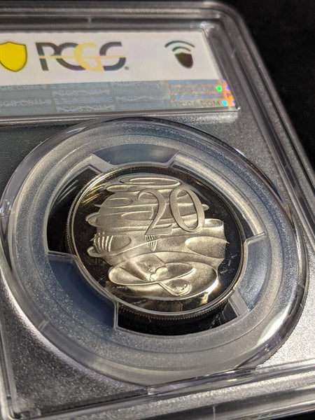 1977 Proof Twenty Cent 20c Australia PCGS PR69DCAM FDC UNC #3126