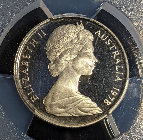 1978 Proof Five Cent 5c Australia PCGS PR69DCAM FDC UNC #3131