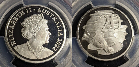 2022 Proof Twenty Cent 20c Australia PCGS PR70DCAM FDC UNC #3134