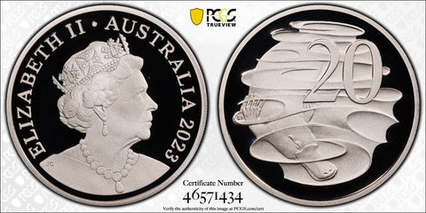 2023 Proof Twenty Cent 20c Australia PCGS PR70DCAM FDC UNC #3139