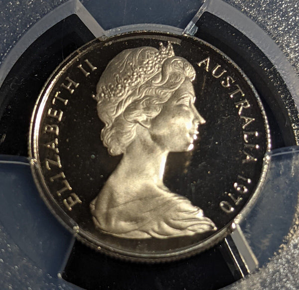 1970 Proof Five Cent 5c Australia PCGS PR69DCAM FDC UNC #3144