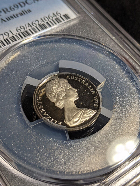 1970 Proof Five Cent 5c Australia PCGS PR69DCAM FDC UNC #3144
