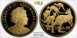 2022 Proof One Dollar $1 Australia PCGS PR69DCAM FDC UNC #3142