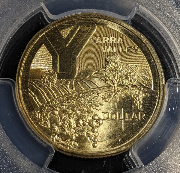 2022 One Dollar $1 Y - Yarra Vally GACH Australia PCGS MS67 FDC GEM UNC #3149