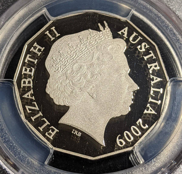 2009 Proof Fifty Cent 50c Australia PCGS PR70DCAM FDC UNC #3153