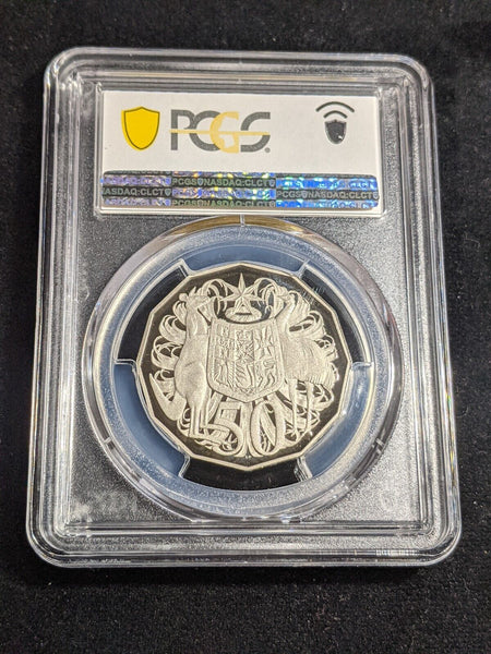 2009 Proof Fifty Cent 50c Australia PCGS PR70DCAM FDC UNC #3153