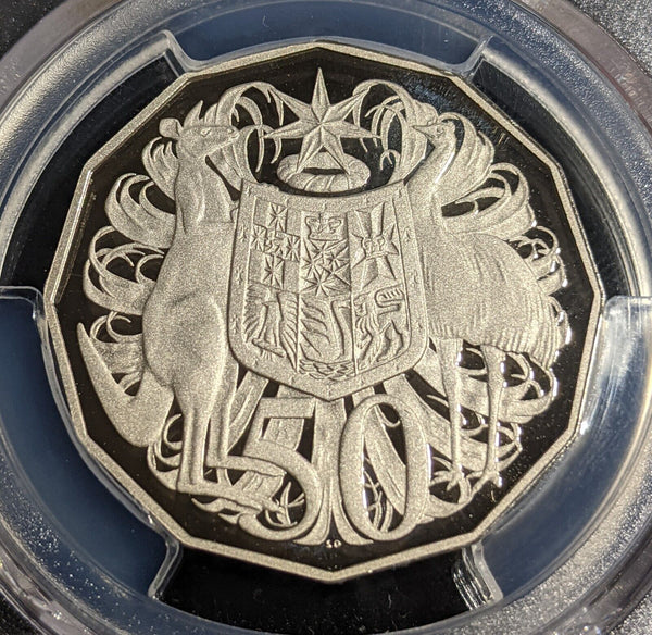 2009 Proof Fifty Cent 50c Australia PCGS PR70DCAM FDC UNC #3153