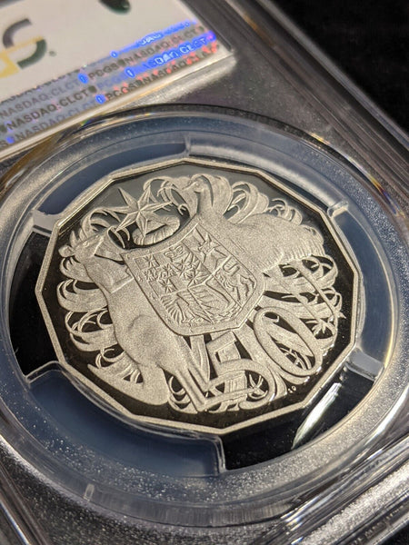 2009 Proof Fifty Cent 50c Australia PCGS PR70DCAM FDC UNC #3153
