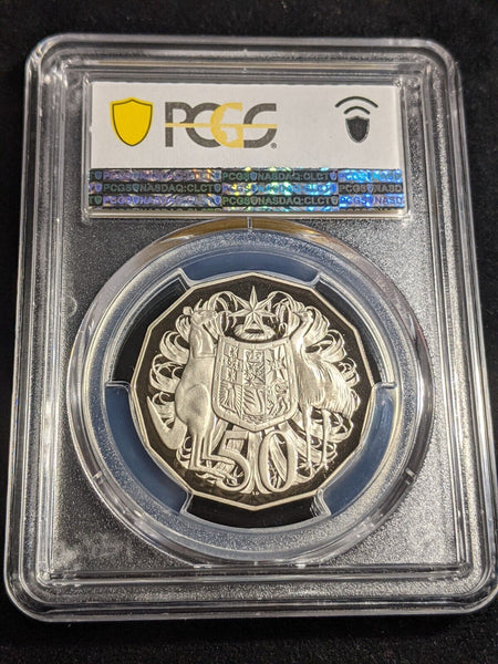 2007 Proof Fifty Cent Australia 50c PCGS PR70DCAM FDC UNC #3152