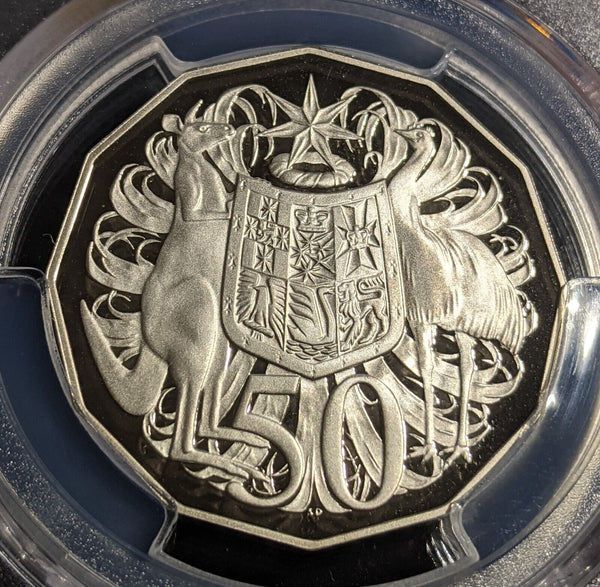 2007 Proof Fifty Cent Australia 50c PCGS PR70DCAM FDC UNC #3152