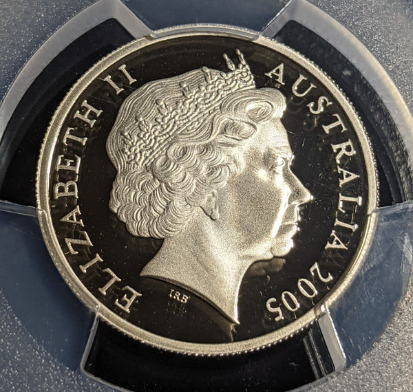 2005 Proof Ten Cent 10c Australia PCGS PR70DCAM FDC UNC #3156