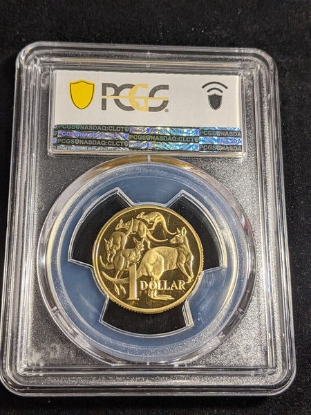 1989 Proof One Dollar $1 Australia PCGS PR70DCAM FDC UNC #3154