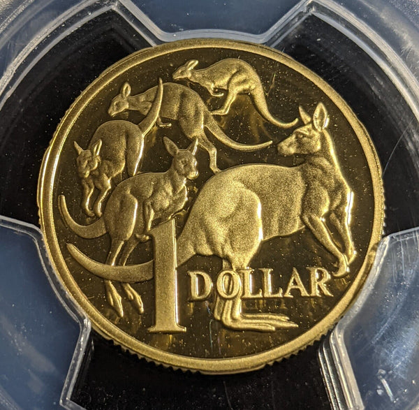 1989 Proof One Dollar $1 Australia PCGS PR70DCAM FDC UNC #3154