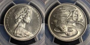 1971 Twenty Cent 20c Australia PCGS MS65+ GEM UNC #3159