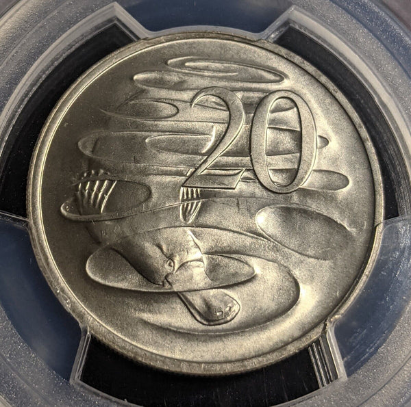 1971 Twenty Cent 20c Australia PCGS MS65+ GEM UNC #3159