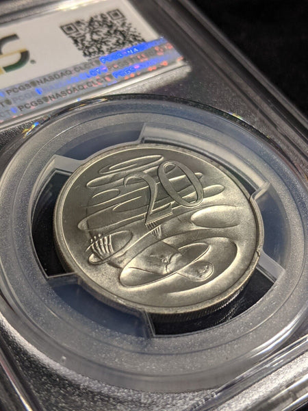 1971 Twenty Cent 20c Australia PCGS MS65+ GEM UNC #3159