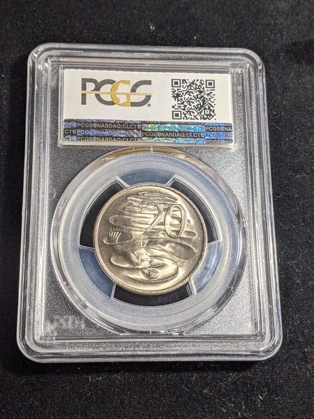 1971 Twenty Cent 20c Australia PCGS MS67 FDC GEM UNC #3161