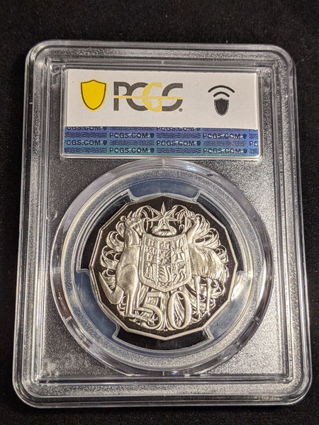 2022 Proof Fifty Cent 50c Australia PCGS PR70DCAM FDC UNC #3169