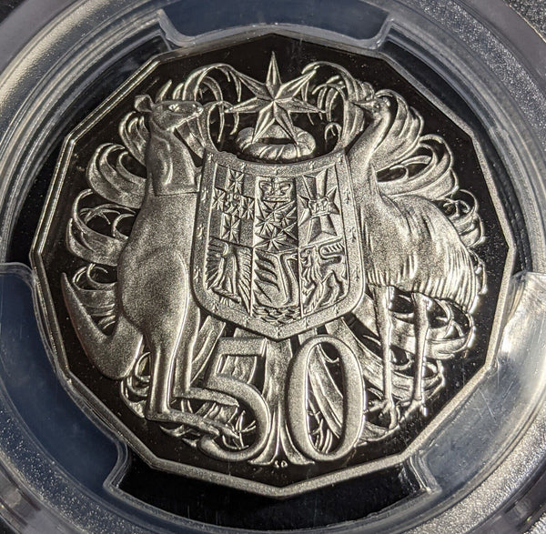 2022 Proof Fifty Cent 50c Australia PCGS PR70DCAM FDC UNC #3169