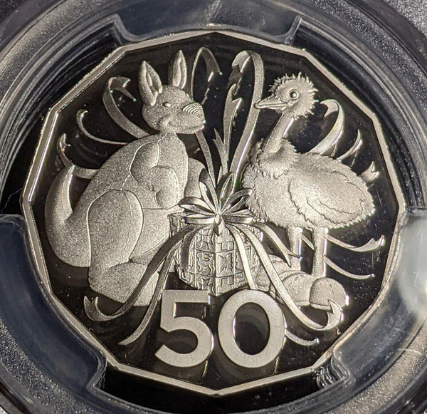 2022 Proof Fifty Cent 50c Plush Toy Australia PCGS PR69DCAM FDC UNC #3178