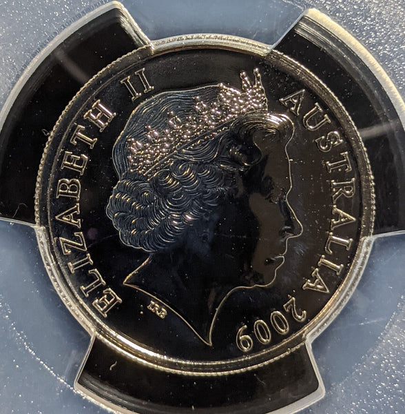 2009 Ten Cent 10c Australia PCGS MS69 FDC GEM UNC #3194