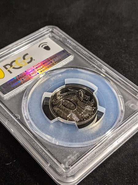 2009 Ten Cent 10c Australia PCGS MS69 FDC GEM UNC #3194