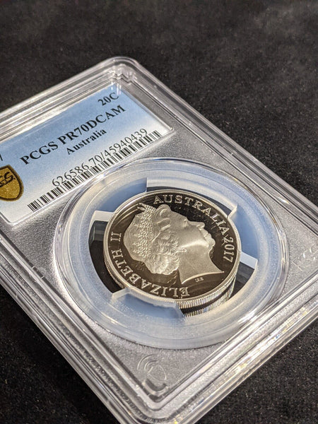 2017 Proof Twenty Cent 20c Australia PCGS PR70DCAM FDC UNC #3192