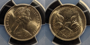 1980 Five Cent 5c Australia PCGS MS67 FDC GEM UNC #3203