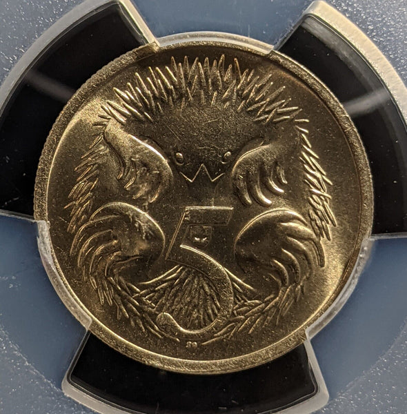 1980 Five Cent 5c Australia PCGS MS67 FDC GEM UNC #3203