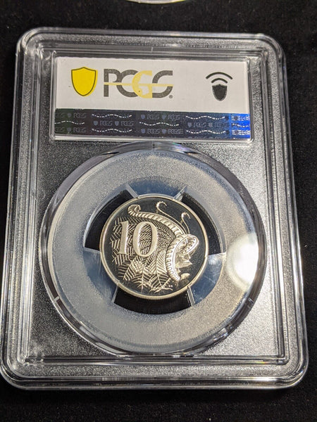 1983 Proof Ten Cent 10c Australia PCGS PR69DCAM FDC UNC #3202